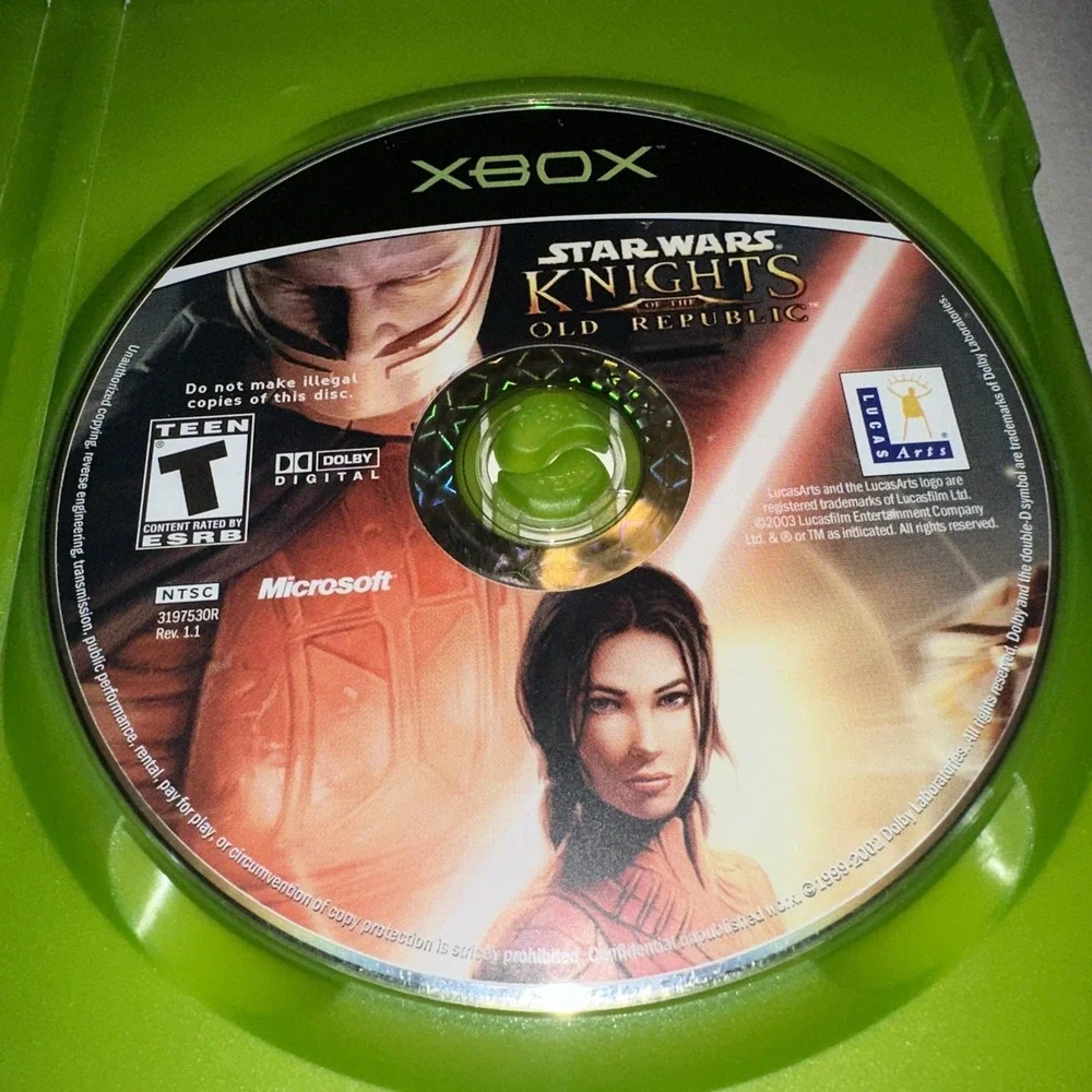 Star Wars: Knights of the Old Republic (Xbox 2003) CIB Complete W/ Manual